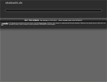 Tablet Screenshot of okabashi.de